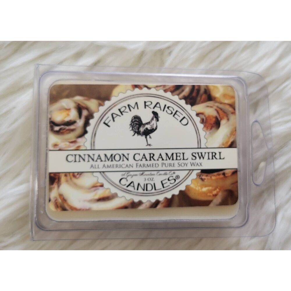 Farm Raised All American Farmed Pure Soy Wax Melts Cinnamon Caramel Swirl